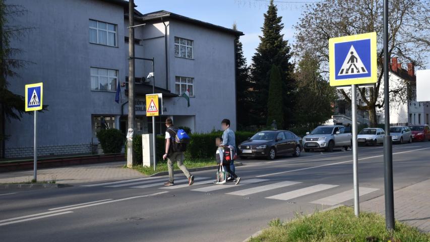  Vásárosnamény, gyalogátkelőhely - Vásárosnamény SUMP